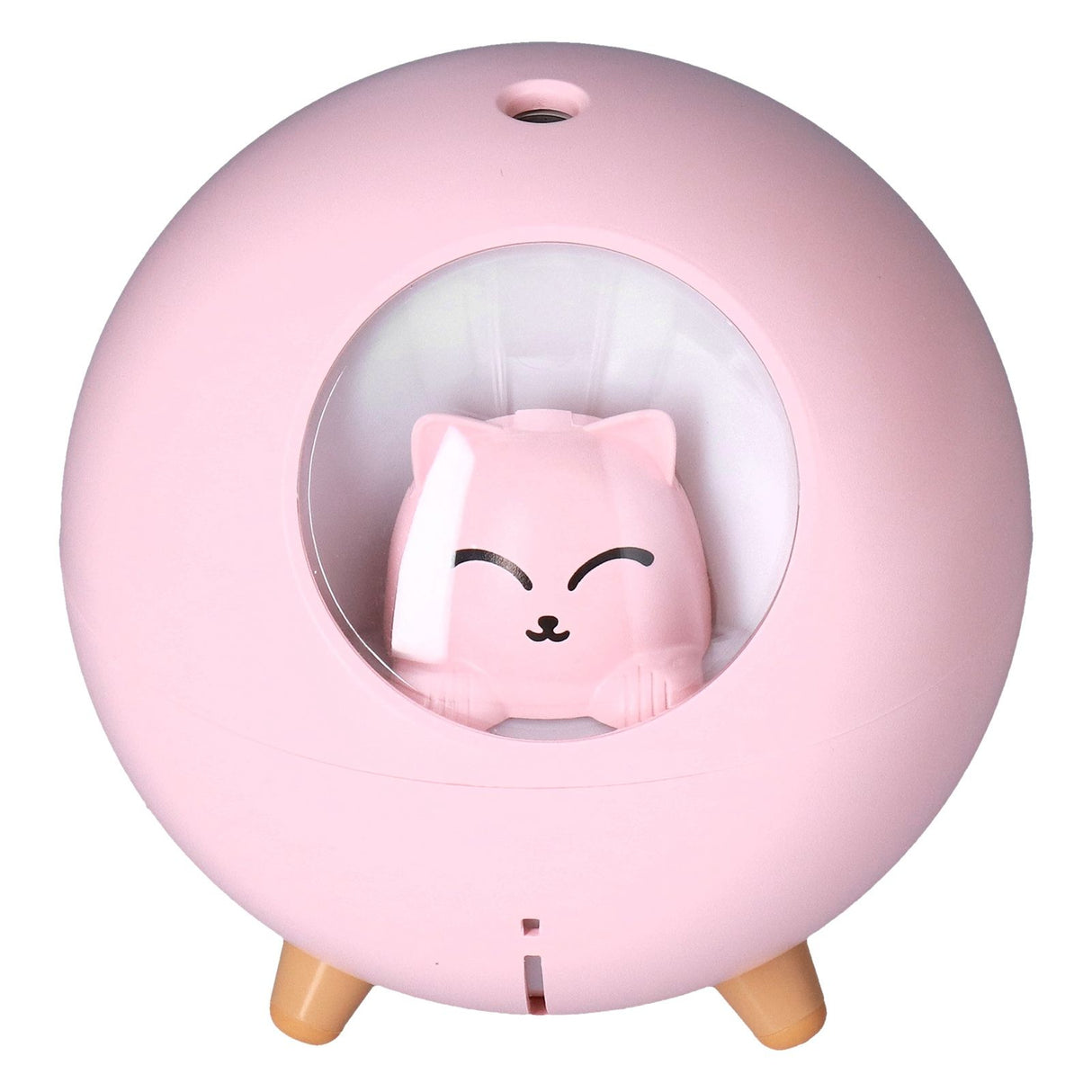 Mini Car Air Humidifier Lovely USB Cool Mist Humidifiers for Offices Bedrooms 220 MLPink