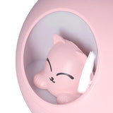 Mini Car Air Humidifier Lovely USB Cool Mist Humidifiers for Offices Bedrooms 220 MLPink - Extra Image