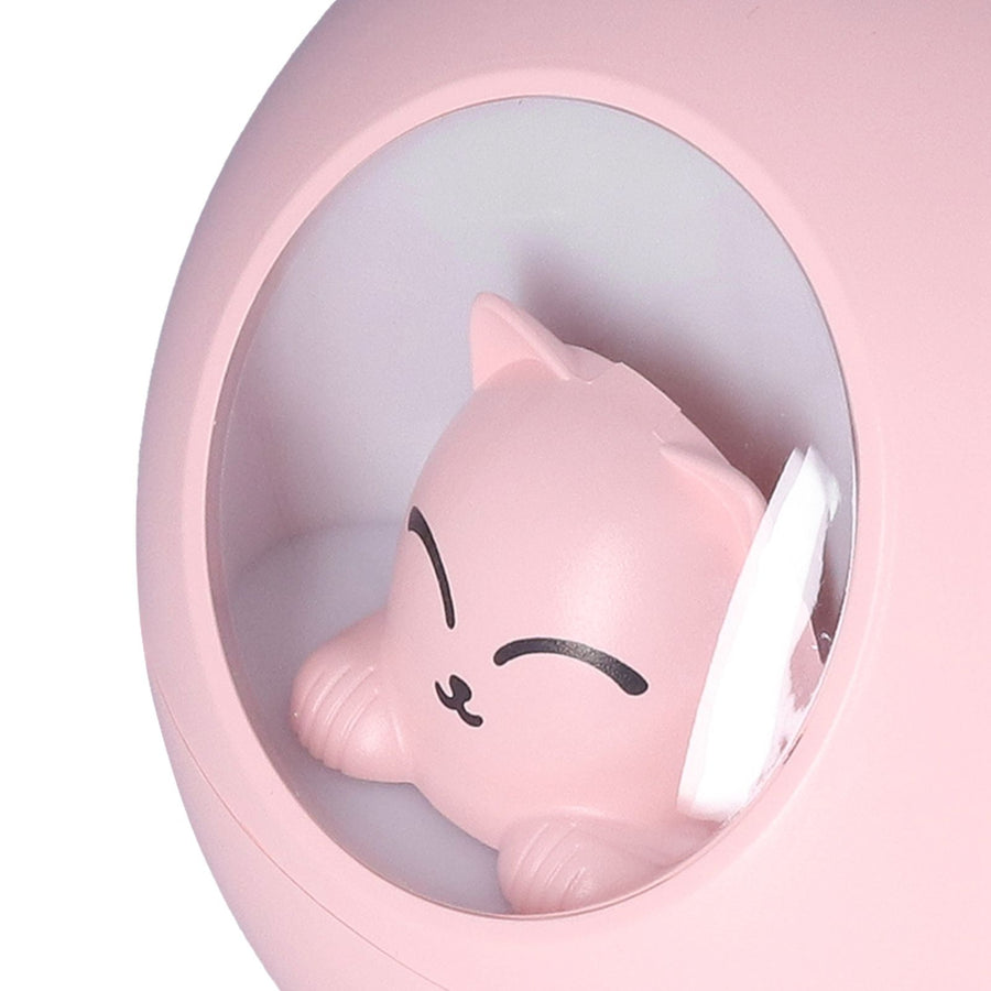 Mini Car Air Humidifier Lovely USB Cool Mist Humidifiers for Offices Bedrooms 220 MLPink