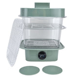 4Pcs/Set Multilayer Food Insulation Cover Transparent Leftovers Dust Cover with Temperature Panel