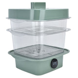 4Pcs/Set Multilayer Food Insulation Cover Transparent Leftovers Dust Cover with Temperature Panel