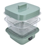 4Pcs/Set Multilayer Food Insulation Cover Transparent Leftovers Dust Cover with Temperature Panel - Top-Down View