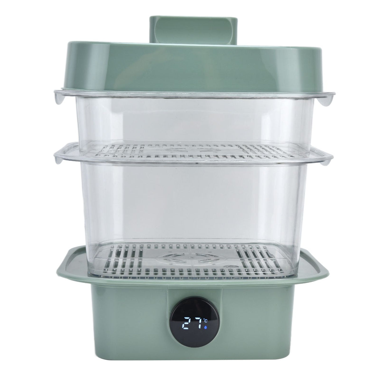 4Pcs/Set Multilayer Food Insulation Cover Transparent Leftovers Dust Cover with Temperature Panel