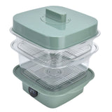 4Pcs/Set Multilayer Food Insulation Cover Transparent Leftovers Dust Cover with Temperature Panel - Low Angle
