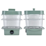 4Pcs/Set Multilayer Food Insulation Cover Transparent Leftovers Dust Cover with Temperature Panel