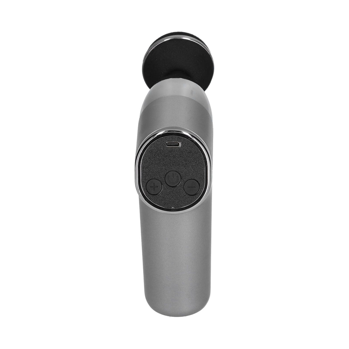 Mini Electric Muscle Massager with 20 Gears Adjustment Vibration Relaxation Equipment USB Charging Gray