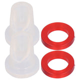Beer Keg Coupler Check Valve and Washer Kit for D Type Coupler Taprite for Krome Sanke Couplers - Rear View