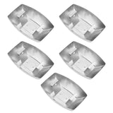 5pcs Range Hood Oil Box Adjustable Stainless Steel Kitchen Range Hood Oil Collecting Cup