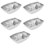 5pcs Range Hood Oil Box Adjustable Stainless Steel Kitchen Range Hood Oil Collecting Cup