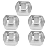 5pcs Range Hood Oil Box Adjustable Stainless Steel Kitchen Range Hood Oil Collecting Cup - Low Angle