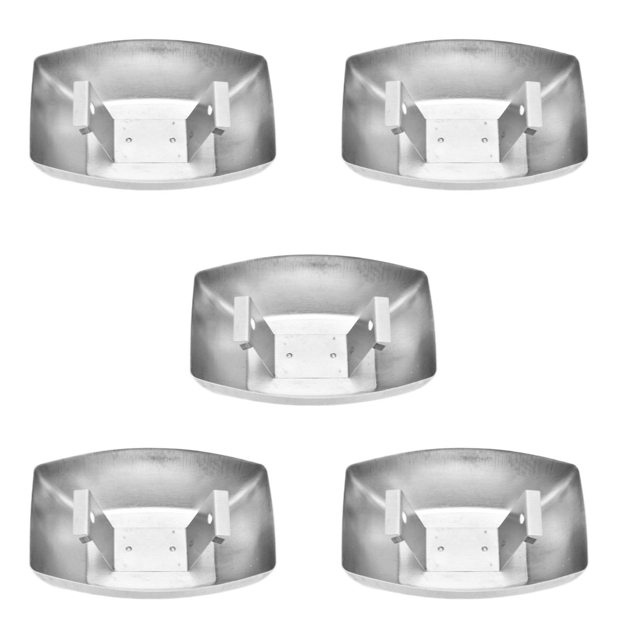 5pcs Range Hood Oil Box Adjustable Stainless Steel Kitchen Range Hood Oil Collecting Cup
