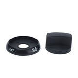 5pcs Universal Gas Stove Knob Plastic Gas Cooker Control Knob Replacement Parts for Family Reastaurant