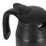 800ml Portable Electric Car Kettles Car Water Dispenser with White Base Silicone Sealing Ring Cover for Travel Boil WaterBlack - Extra Image