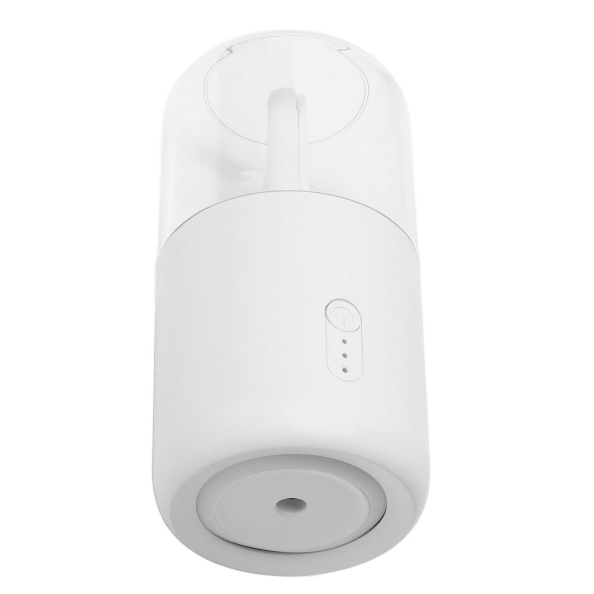 280ml Single Spray Humidifier Small Mist Quiet Operation with Warm Atmosphere Light for Car Home Office DesktopWhite
