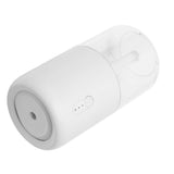 280ml Single Spray Humidifier Small Mist Quiet Operation with Warm Atmosphere Light for Car Home Office DesktopWhite - Side View