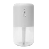 280ml Single Spray Humidifier Small Mist Quiet Operation with Warm Atmosphere Light for Car Home Office DesktopWhite
