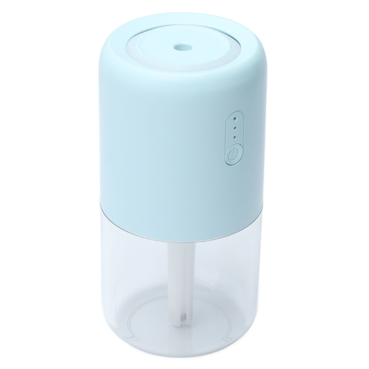 280ml Single Spray Humidifier Small Mist Quiet Operation with Warm Atmosphere Light for Car Home Office DesktopBlue