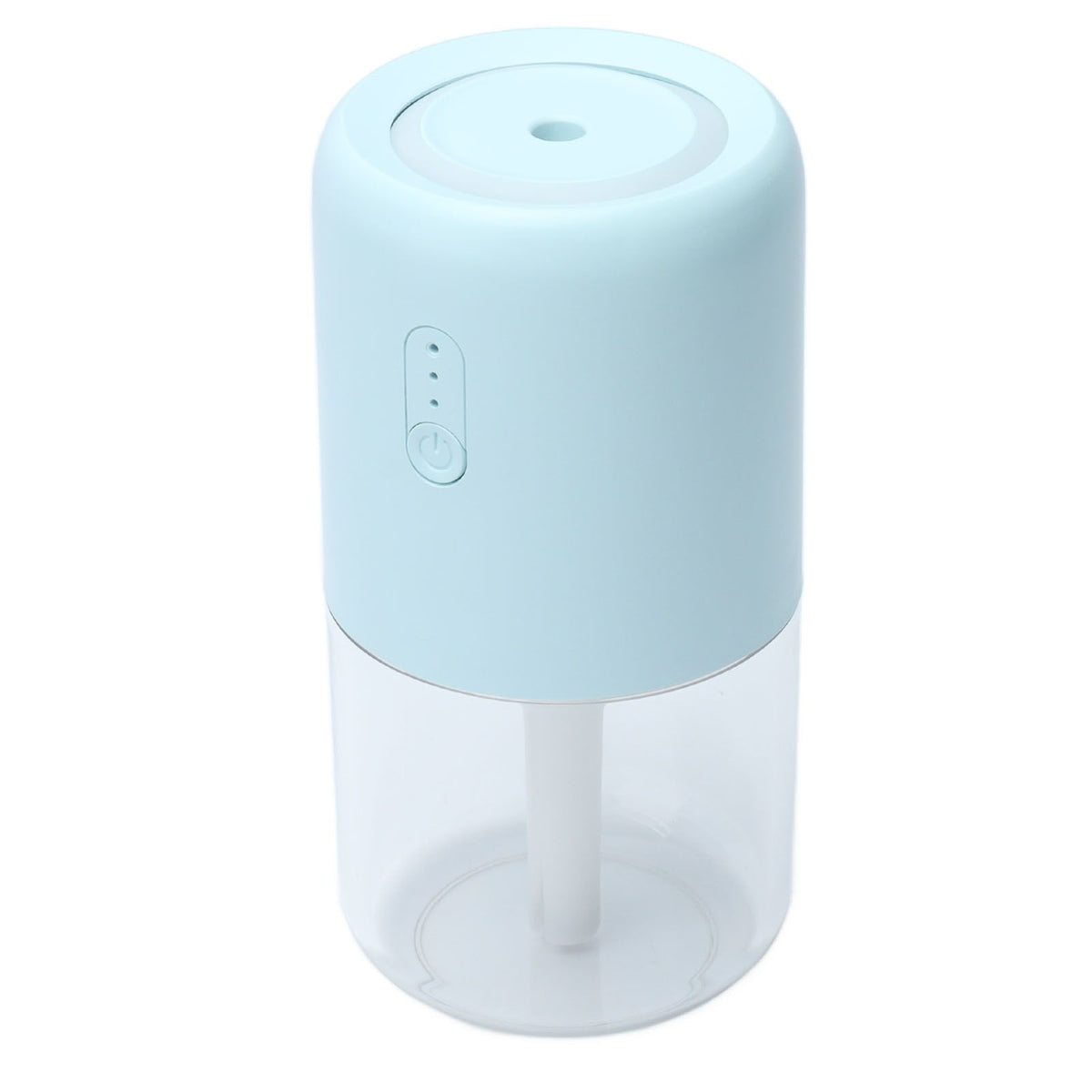 280ml Single Spray Humidifier Small Mist Quiet Operation with Warm Atmosphere Light for Car Home Office DesktopBlue
