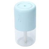 280ml Single Spray Humidifier Small Mist Quiet Operation with Warm Atmosphere Light for Car Home Office DesktopBlue