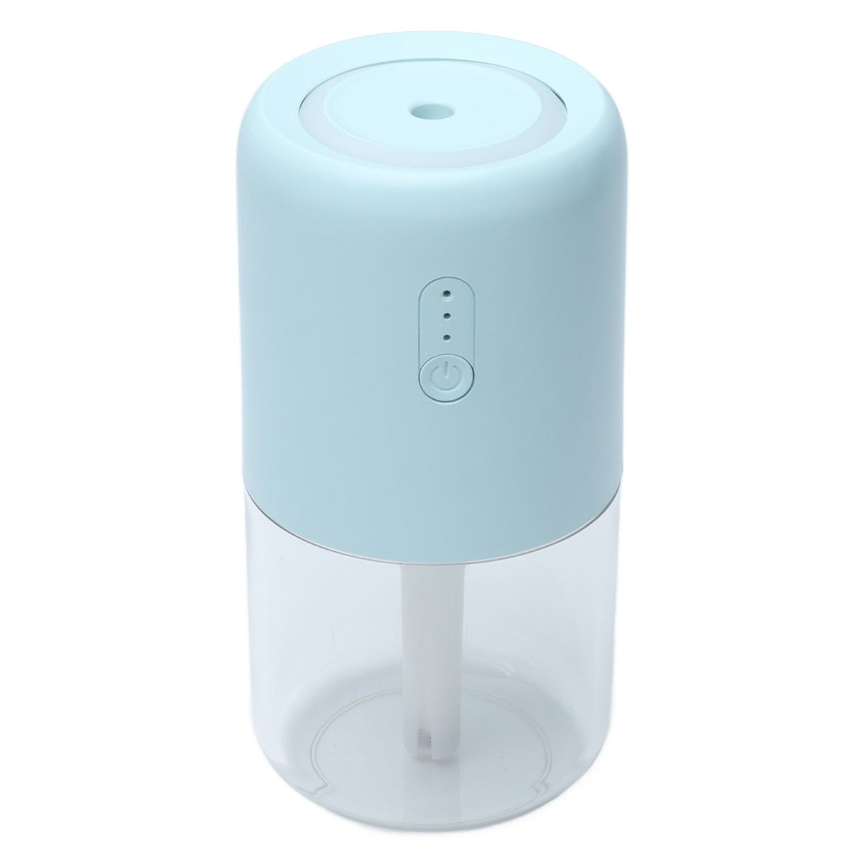 280ml Single Spray Humidifier Small Mist Quiet Operation with Warm Atmosphere Light for Car Home Office DesktopBlue