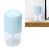 280ml Single Spray Humidifier Small Mist Quiet Operation with Warm Atmosphere Light for Car Home Office DesktopBlue