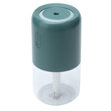 280ml Single Spray Humidifier Small Mist Quiet Operation with Warm Atmosphere Light for Car Home Office DesktopGreen