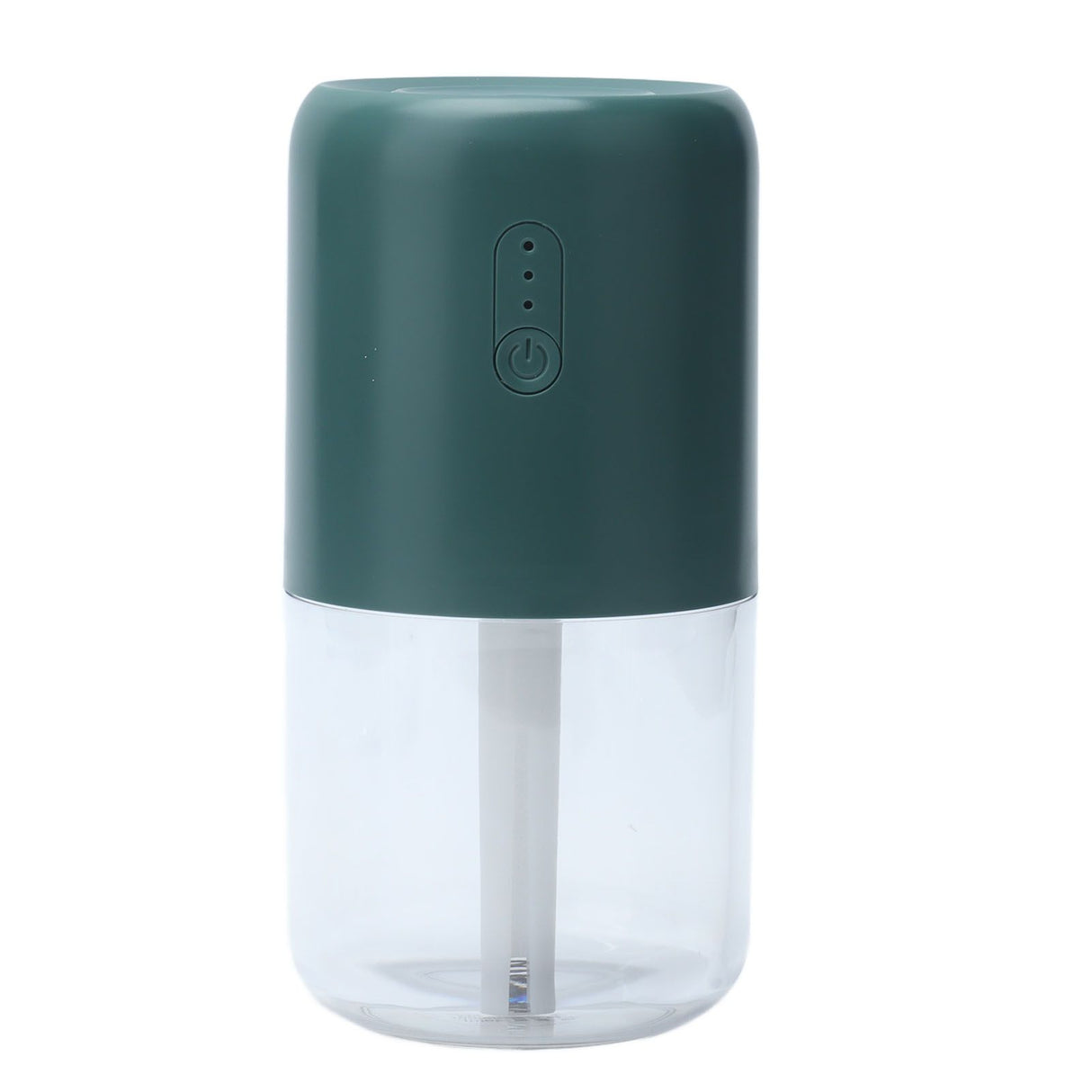 280ml Single Spray Humidifier Small Mist Quiet Operation with Warm Atmosphere Light for Car Home Office DesktopGreen