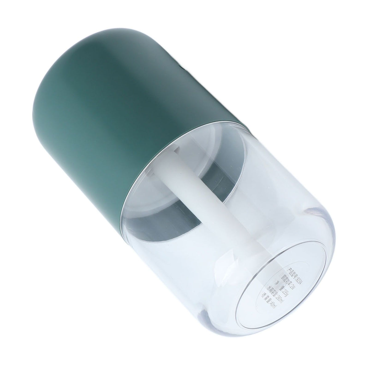 280ml Single Spray Humidifier Small Mist Quiet Operation with Warm Atmosphere Light for Car Home Office DesktopGreen