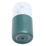 280ml Single Spray Humidifier Small Mist Quiet Operation with Warm Atmosphere Light for Car Home Office DesktopGreen