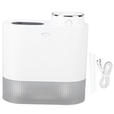 450ml Mini USB Humidifier High Capacity Double Spray Humidifier with Light for Bedroom OfficeWhite