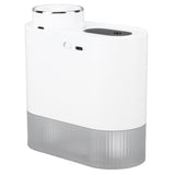 450ml Mini USB Humidifier High Capacity Double Spray Humidifier with Light for Bedroom OfficeWhite - Front View
