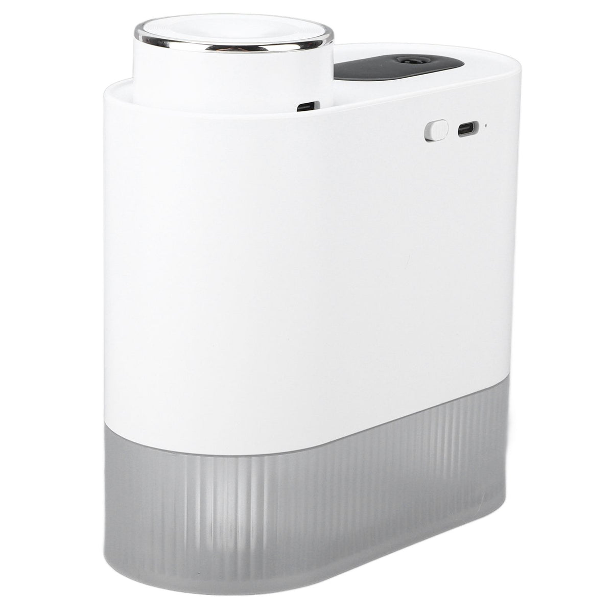 450ml Mini USB Humidifier High Capacity Double Spray Humidifier with Light for Bedroom OfficeWhite