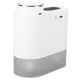450ml Mini USB Humidifier High Capacity Double Spray Humidifier with Light for Bedroom OfficeWhite - Top-Down View