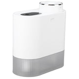 450ml Mini USB Humidifier High Capacity Double Spray Humidifier with Light for Bedroom OfficeWhite