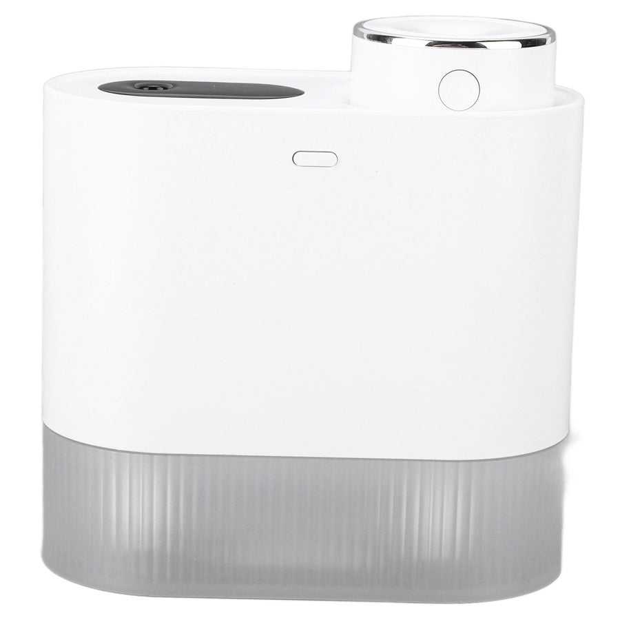 450ml Mini USB Humidifier High Capacity Double Spray Humidifier with Light for Bedroom OfficeWhite