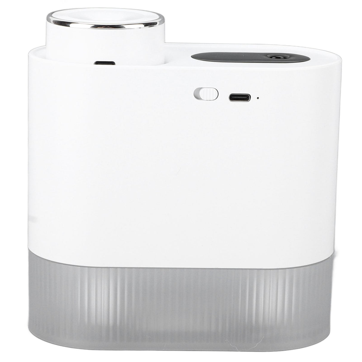 450ml Mini USB Humidifier High Capacity Double Spray Humidifier with Light for Bedroom OfficeWhite