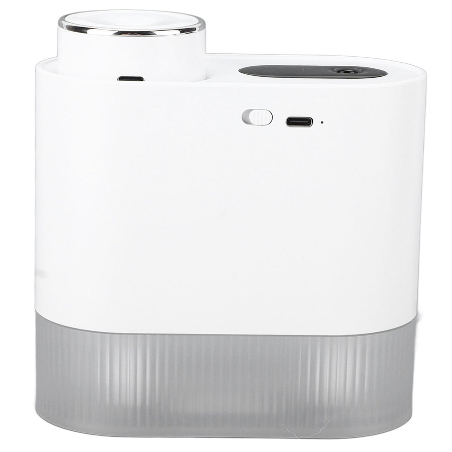 450ml Mini USB Humidifier High Capacity Double Spray Humidifier with Light for Bedroom OfficeWhite