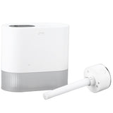 450ml Mini USB Humidifier High Capacity Double Spray Humidifier with Light for Bedroom OfficeWhite - Low Angle