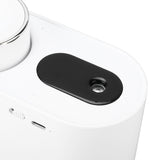 450ml Mini USB Humidifier High Capacity Double Spray Humidifier with Light for Bedroom OfficeWhite