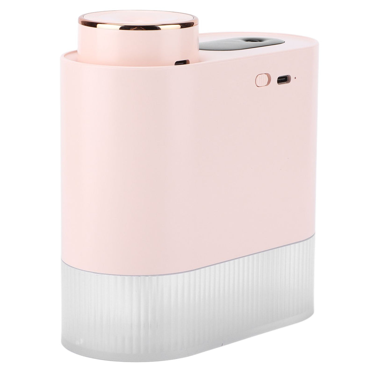 450ml Mini USB Humidifier High Capacity Double Spray Humidifier with Light for Bedroom OfficePink
