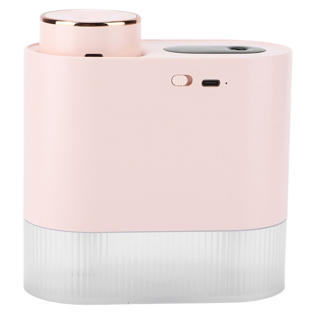 450ml Mini USB Humidifier High Capacity Double Spray Humidifier with Light for Bedroom OfficePink