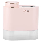 450ml Mini USB Humidifier High Capacity Double Spray Humidifier with Light for Bedroom OfficePink