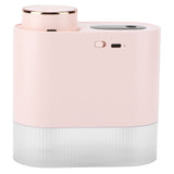 450ml Mini USB Humidifier High Capacity Double Spray Humidifier with Light for Bedroom OfficePink - Top-Down View