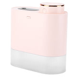 450ml Mini USB Humidifier High Capacity Double Spray Humidifier with Light for Bedroom OfficePink
