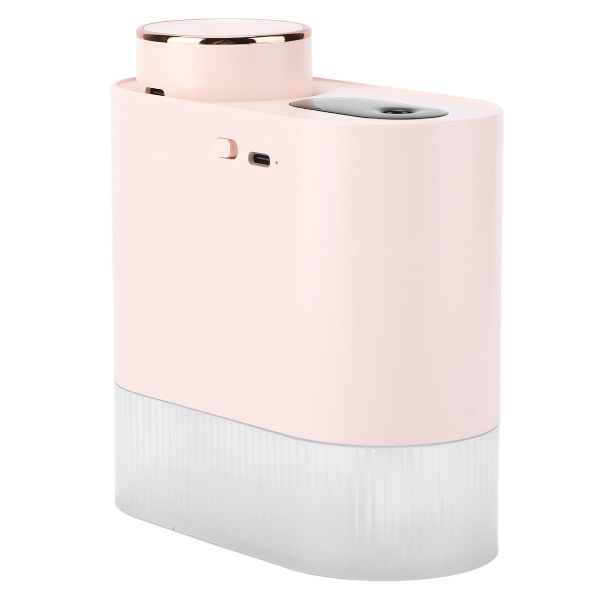 450ml Mini USB Humidifier High Capacity Double Spray Humidifier with Light for Bedroom OfficePink