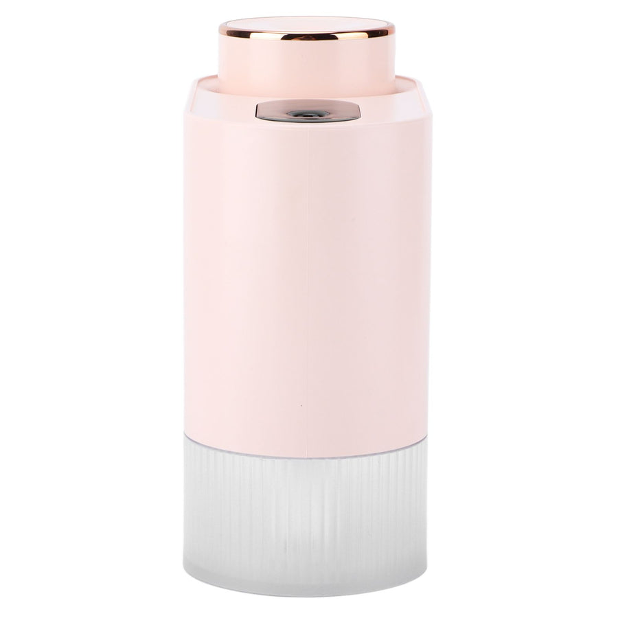 450ml Mini USB Humidifier High Capacity Double Spray Humidifier with Light for Bedroom OfficePink