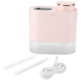 450ml Mini USB Humidifier High Capacity Double Spray Humidifier with Light for Bedroom OfficePink