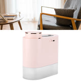 450ml Mini USB Humidifier High Capacity Double Spray Humidifier with Light for Bedroom OfficePink