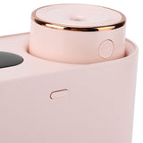 450ml Mini USB Humidifier High Capacity Double Spray Humidifier with Light for Bedroom OfficePink - Extra Image