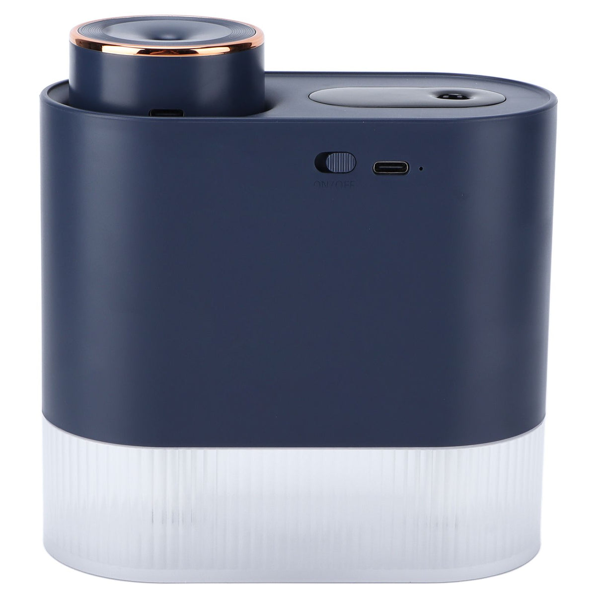 450ml Mini USB Humidifier High Capacity Double Spray Humidifier with Light for Bedroom OfficeBlue
